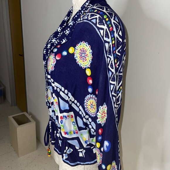 Platinum By Dorothy Schoelen Vintage Womens Jacket Skirt Set Medium Drawstring - Picture 13 of 16